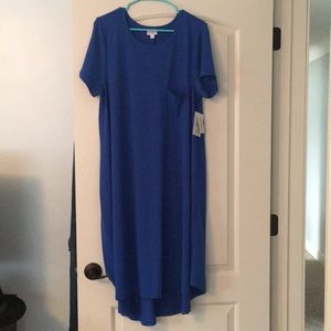 Lularoe carly cobalt blue large